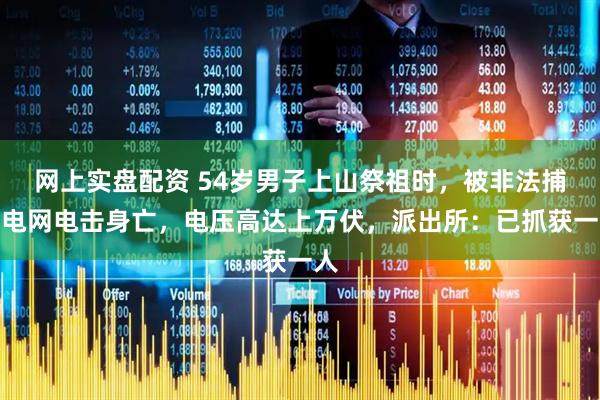 网上实盘配资 54岁男子上山祭祖时，被非法捕猎电网电击身亡，电压高达上万伏，派出所：已抓获一人