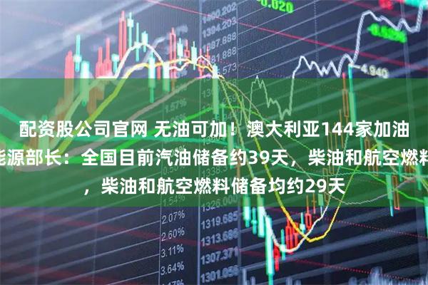 配资股公司官网 无油可加！澳大利亚144家加油站燃料耗尽，能源部长：全国目前汽油储备约39天，柴油和航空燃料储备均约29天