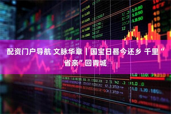 配资门户导航 文脉华章｜国宝日晷今还乡 千里“省亲”回青城
